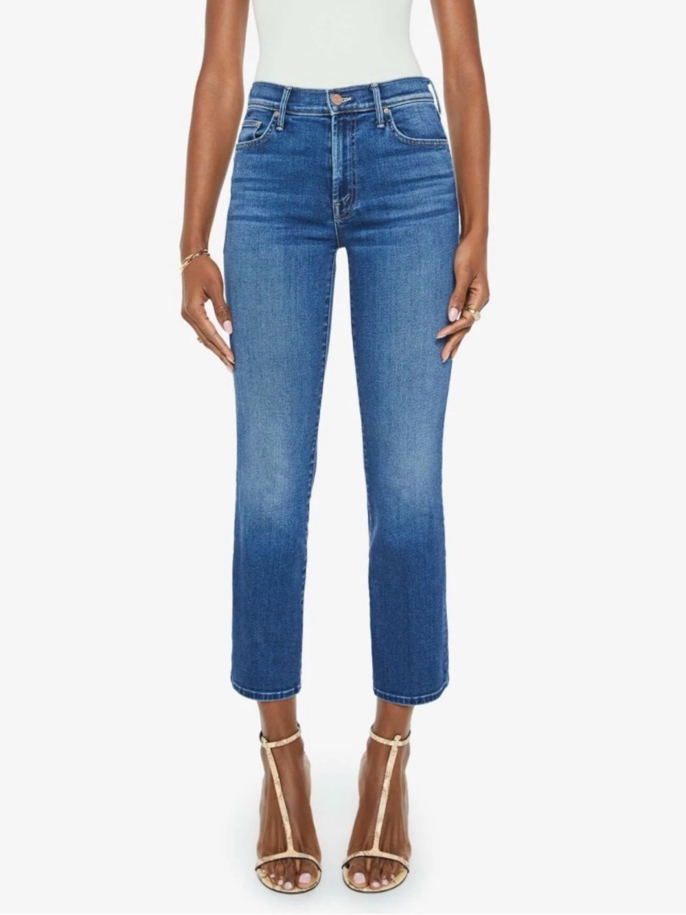 MOTHER The Outsider Ankle Jeans